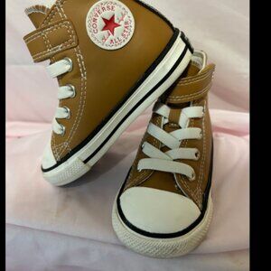 Converse All Star Chuck Taylor High Top Toddler Sneakers Brown Size 7C~Pre Loved